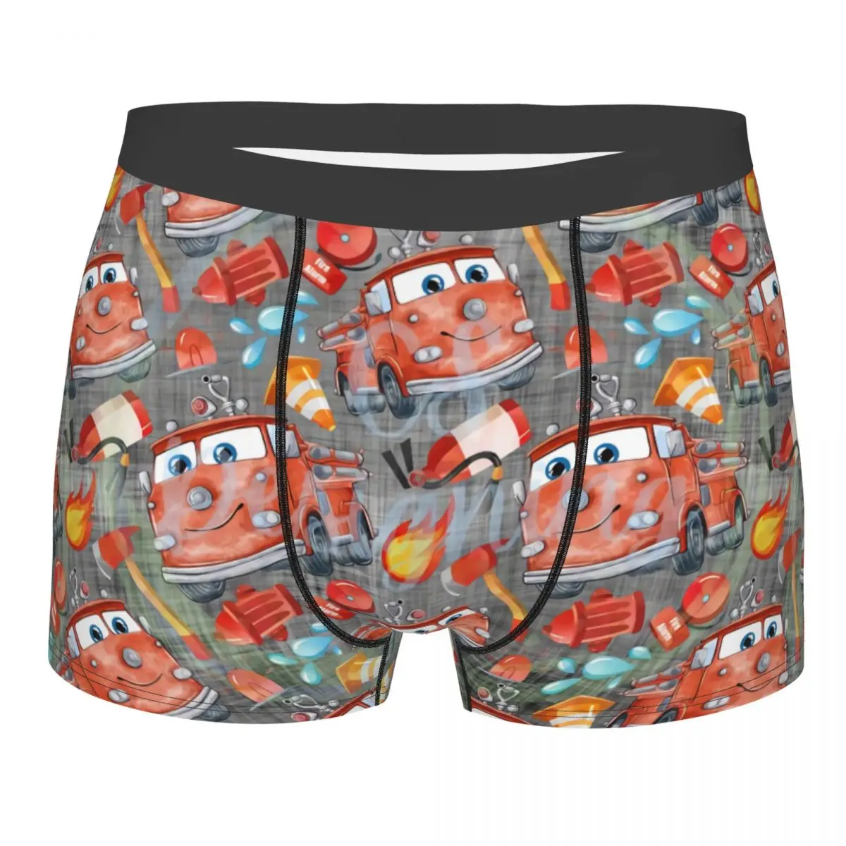 

Male Cool Lightning McQueen Cars Pattern Underwear Boxer Briefs Breathable Shorts Panties Underpants