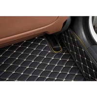 LuxuryRide Premium Custom Tailored Car Floor Mats for Renault Clio V B7 2019 to 2026 5seats Leather Stitched Edges Custom Fit All Weather Waterproof Anti-Dirt 7