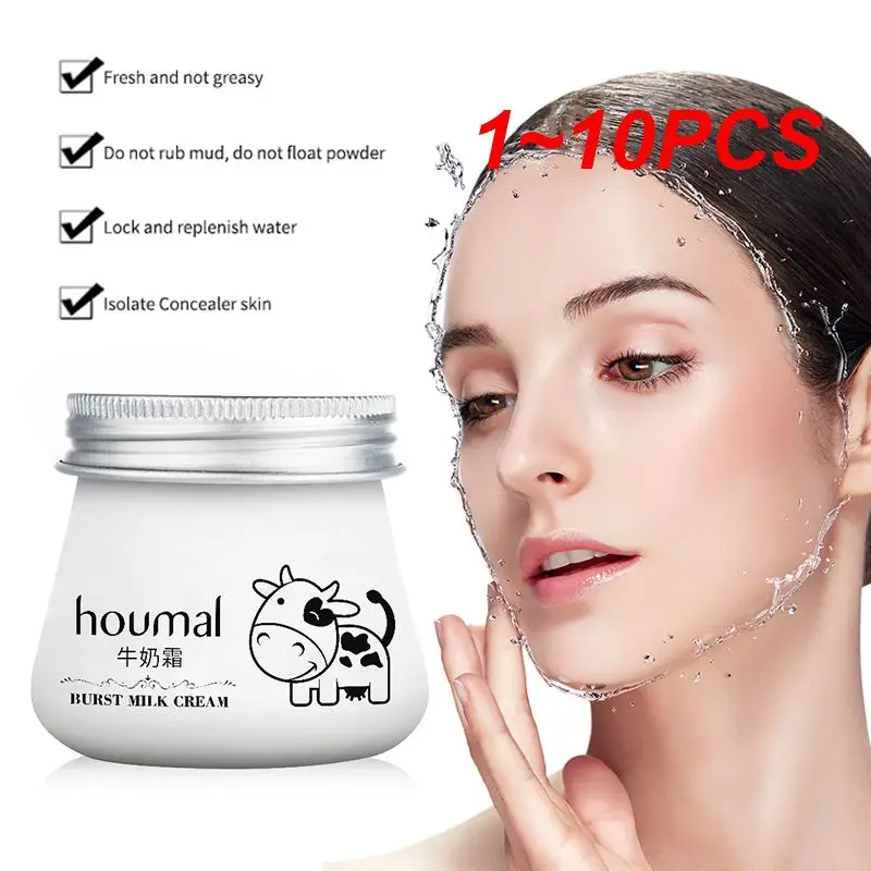 

1~10PCS 80g Milk Cream Natural Whitening Anti-Aging Fade Wrinkle Moisturizing Nourish Skin Face Creams Skin Care Lift Facial