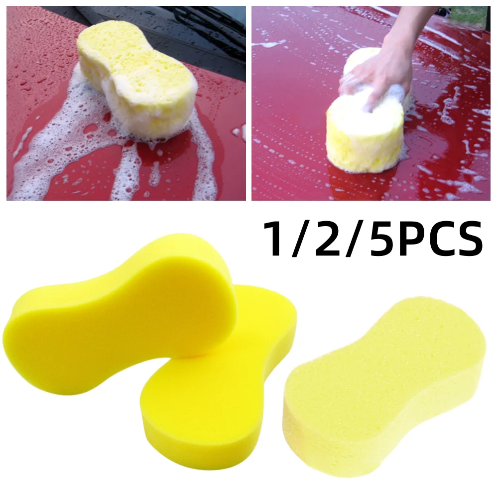 1-2-5pcs-Car-Washing-Sponges-Large-Honeycomb-8-shaped-High-density ...