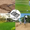 Golf Lawn Leveling Rake Steel Soil Leveler Heavy Duty Landscape Sand Crusher Rustproof Wear-Resistant For Soil Or Dirt Ground 3