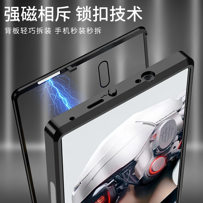 Premium Shockproof Aluminium Case with Tempered Glass & Camera Protection