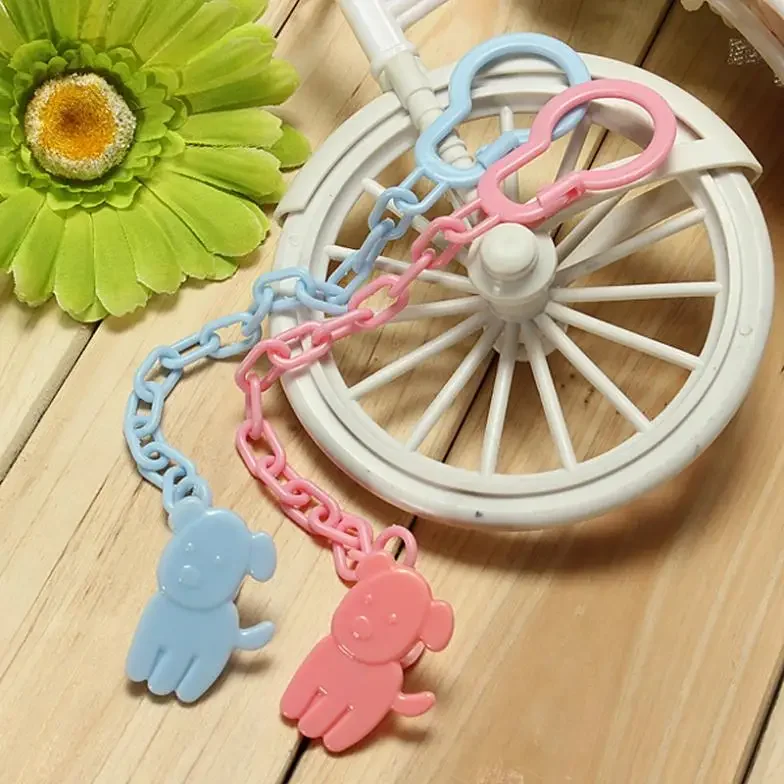 Pacifier Chain Anti-drop Plastic Silicone Comfort pacifier chain