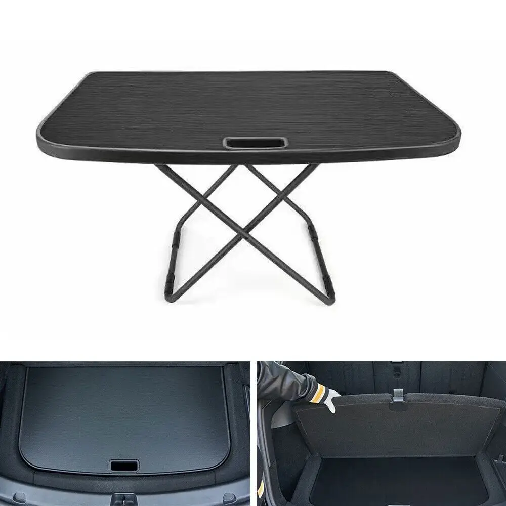 

Car Rear Folding Camping Table Trunk Desk Storage For Tesla Model Y 2020-2023