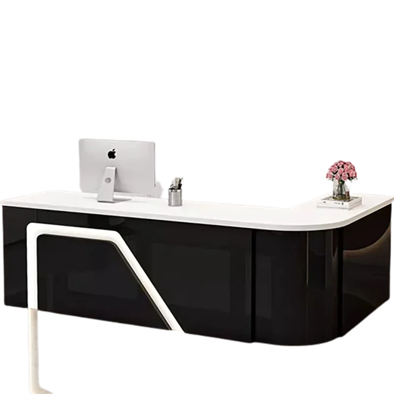 Counter Table Bar Reception Desk Tall Marble Office Commercial Reception Desk reception desk storage acrylic podium Beauty Salon Toonbank Winkel Garden Furniture Sets