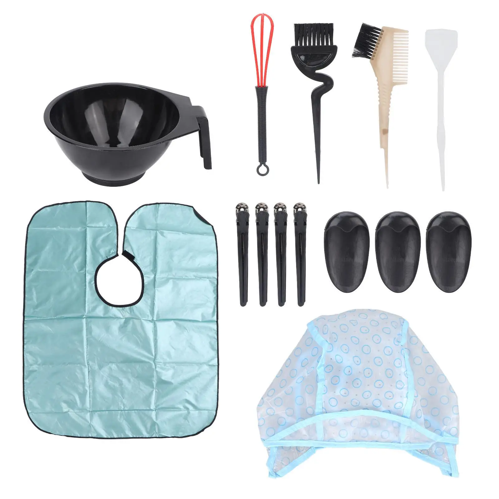 Reusable Hair Dye Brushes & Mixing Bowl Set-Safe, Stable Color Application for salon & Home Use