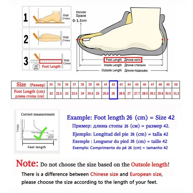 Men's Comfortable Water Shoes Summer Breathable Non-slip Sports Shoes Comfortable Hiking casual sneakers leather shoes