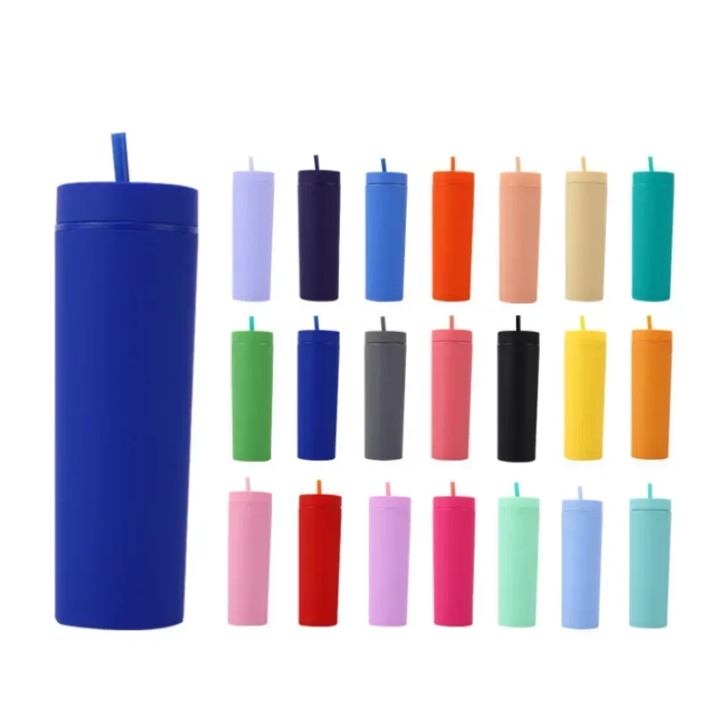 780ml-Double-Warehouse Portable Plastic Straw Cups with Thermal Performance