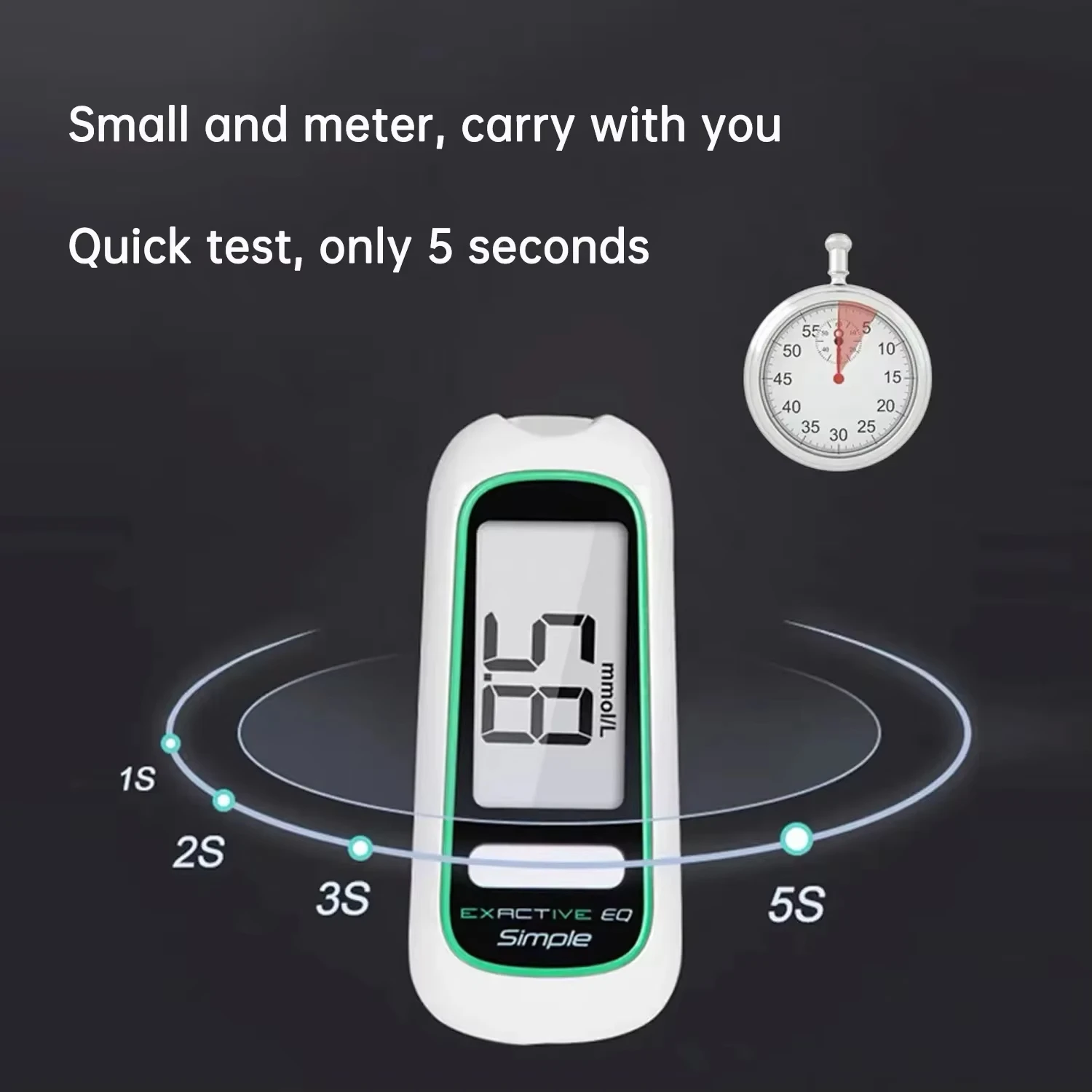 Home Precision Blood Glucose Meter with Adjustable Double Stability Type 2 Blood Glucose Test Strip