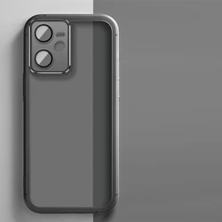 Shockproof Plating Silicone Back Cover for Realme Narzo 50A Prime (Jtm TH)