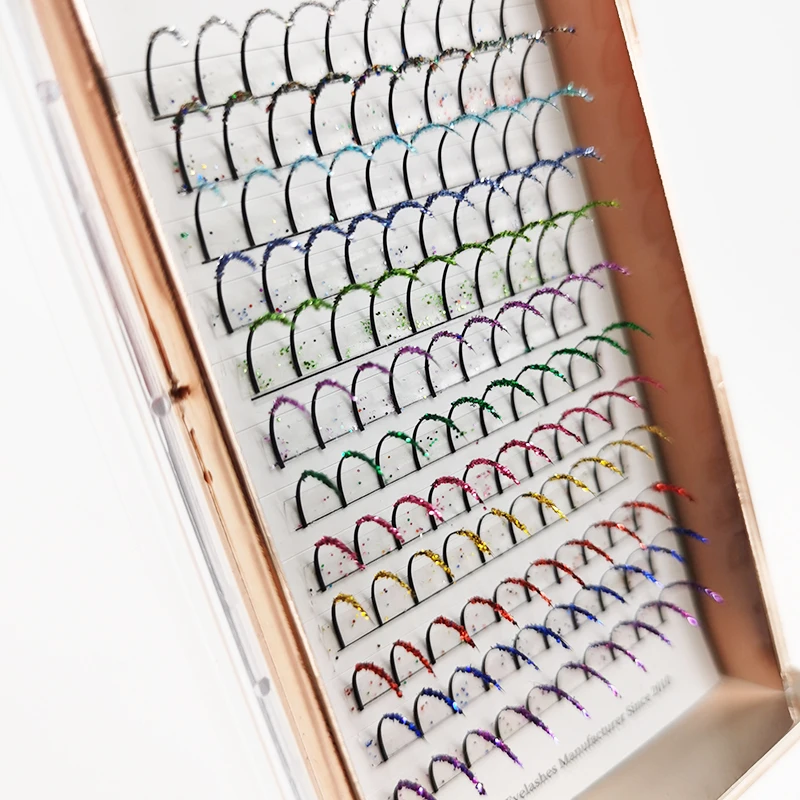 

Brillantina Glitter Lashes Glitzer Color Eyelash Extensions Pestañas De Colores 12 Color Eyelash Extension Glitter Makeup