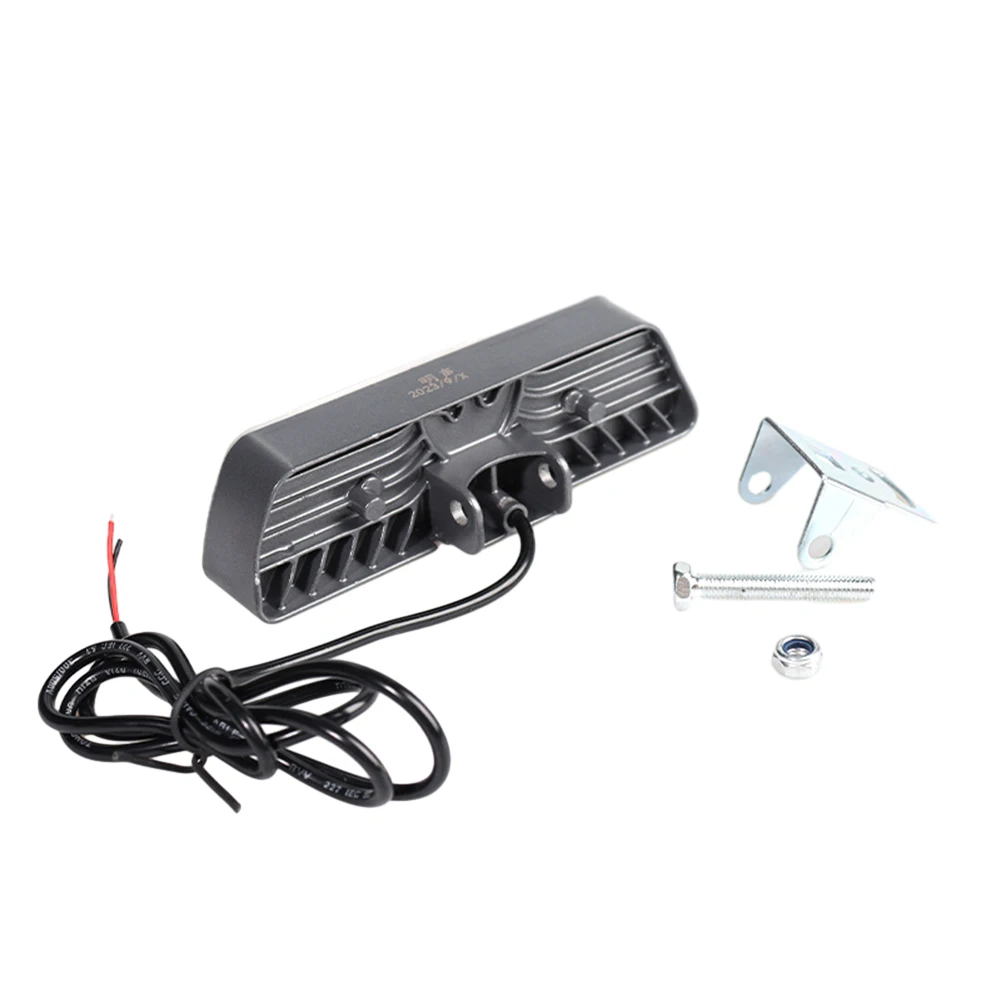 

Bicycle Components 1pcs Bike Light Black Electric Bicycle Headlight Parts About 130g 12-85V E-Bike 129x35x25mm