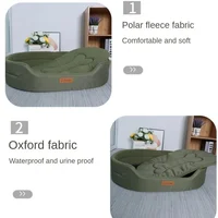 Lit Double face pour chien, grande taille, Extra Large, maison pour chiens, canil, polaire douce, pour animaux de compagnie, chats, lit chaud d'hiver, accessoires pour animaux de compagnie, S-2XL 5