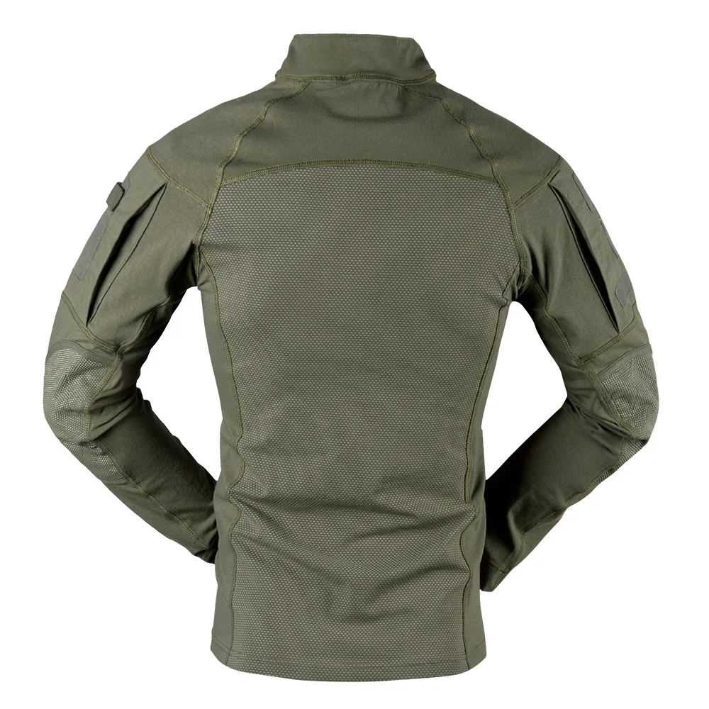 Tactical Cotton Shirt - Multicam Camo Military Combat Tee | Lightweight Moisture Wicking