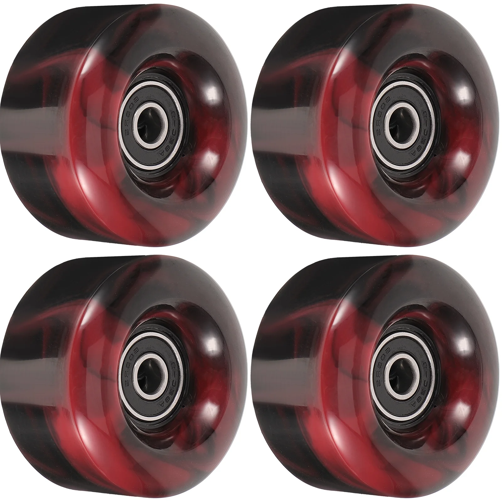 

Skateboard Roller Double Row Skates 5832 Mixed Two-color PU Non- Four-wheel 82a High Elastic Portable