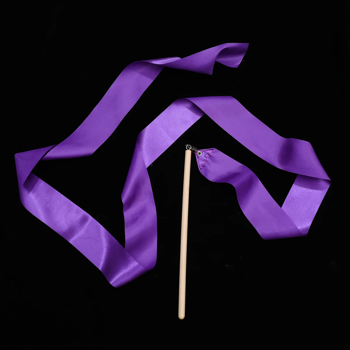 2Pcs Kids Dancing Streamers Colorful Gymnastics Ribbon Rhythmic Ribbon Dance Streamer Fitness Building Exercise