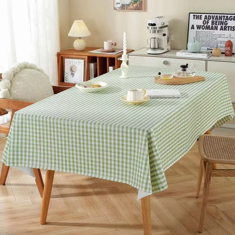 

Round Table Tablecloth for Hotel, Waterproof and Oil-proof, No-wash, Light Luxury and High-End