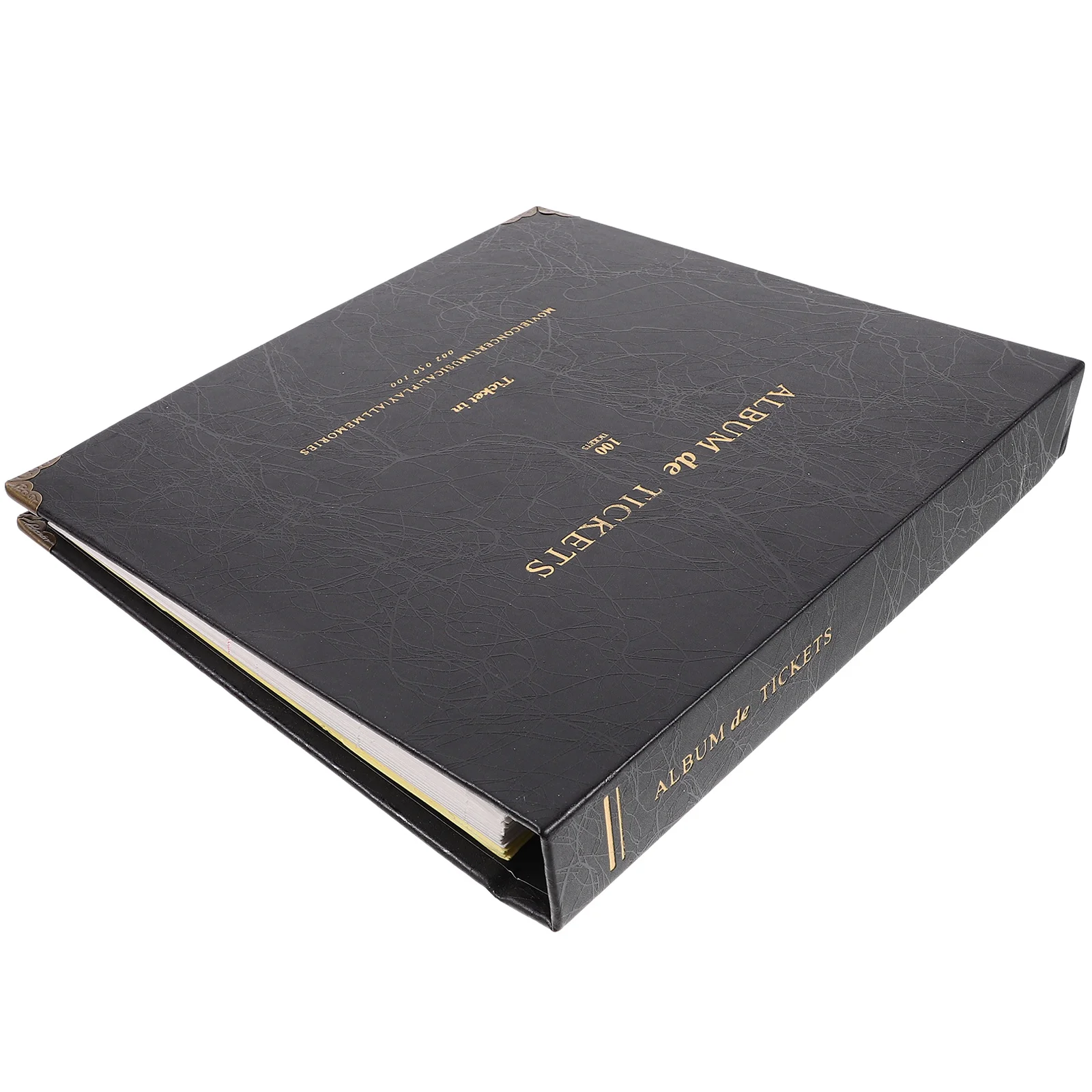

Note Storage Book Portable Tickets Album Clear Cards Photo Booklet Loose-leaf Train Holder Paper Travel Pictures for Photobook