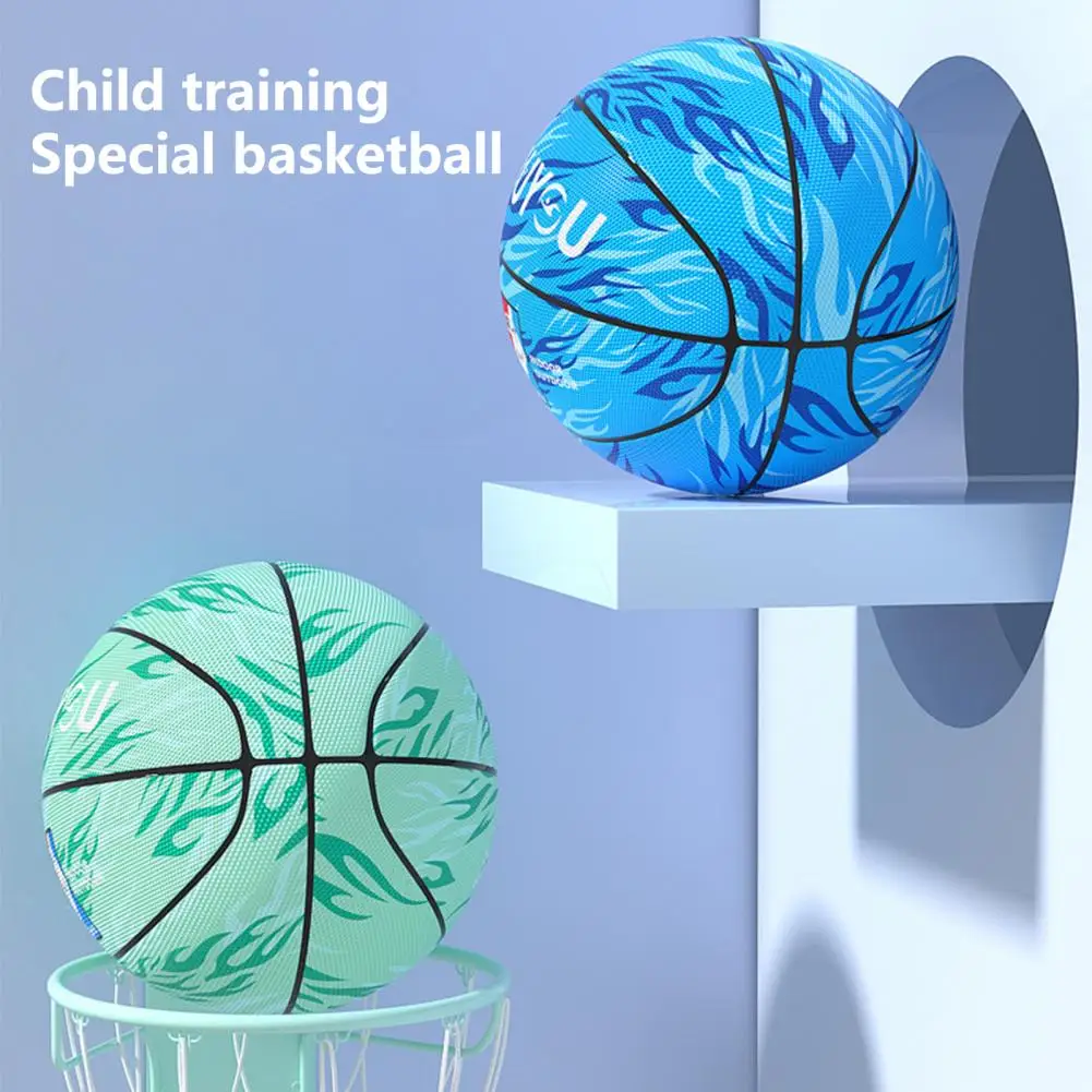 Basketball Toy 1 Set Practical Puncture-Resistant Long-Lasting  Kids Basketball Toy with Inflating Pump Set for Children