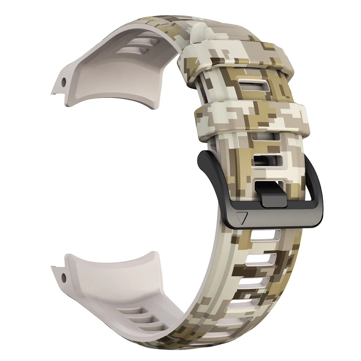 Camouflage Printed Silicone Strap for Sports Watch Bracelets