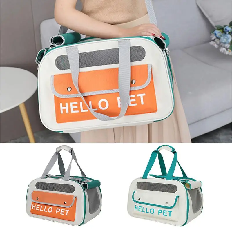 

Dog Carrier Bag Pet Carrier With Removable Shoulder Strap Airline Approved Transport Bag For Small Medium Cats Dogs Under 10kg