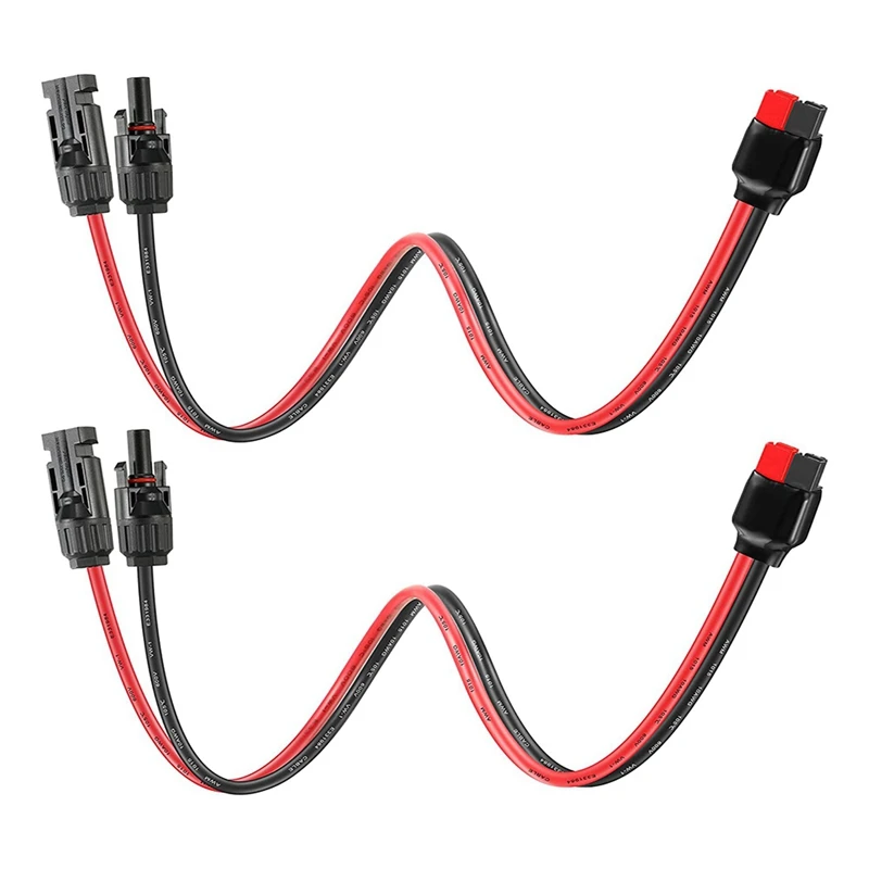 

10AWG Solar Panel Cable Kits,Solar Connectors Extension Cable New PVC For Solar Panel RV,Compatible With Anderson Connector Goal