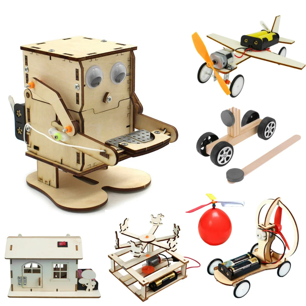 DIY Robot Eating Coin Model Assemble Kit Mini Teaching Learning STEM Project Science Education Aid Gift for School Lab