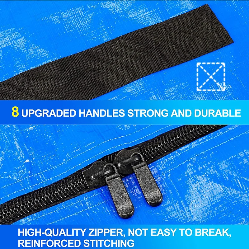 Queen Mattress Bags for Moving and Storage Reusable Heavy Duty Tarp Waterproof Queen Size Bed Mattress Cover