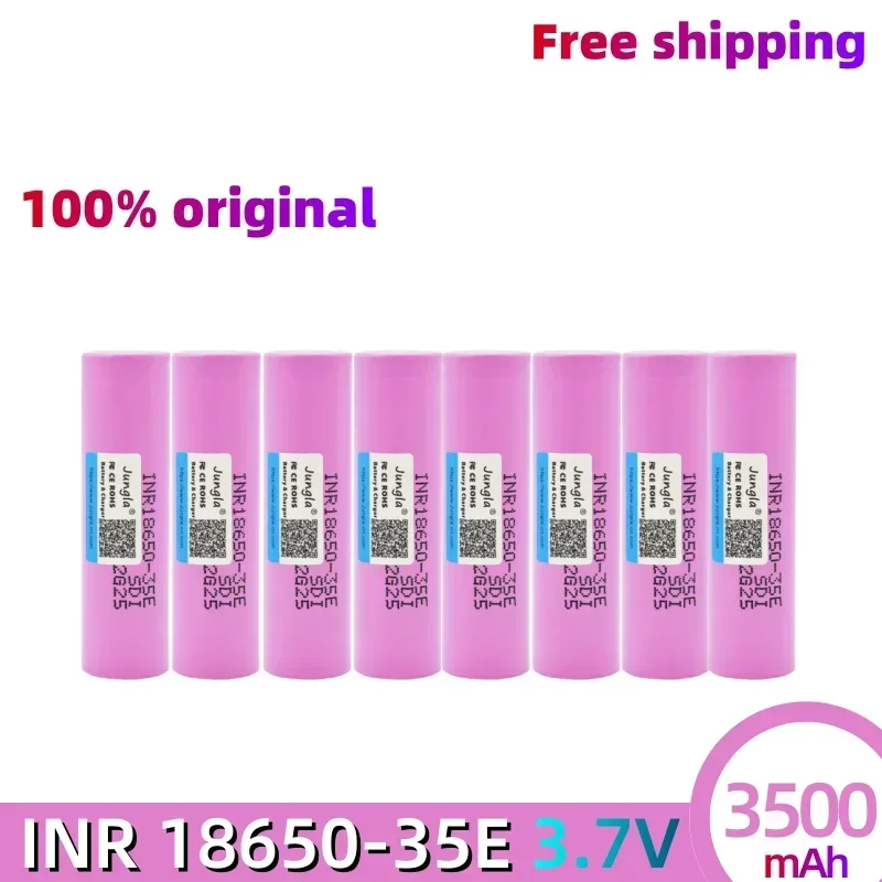 2024 Nuovo Originale Voor Samsung 18650 3500Mah 20A Ontlading Inr18650 35E 1-10Pcs 3.7V Li-Ion Batteria Ricaricabile