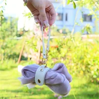 Sangle porte-gant en cuir Vintage avec fermoir, porte-serviettes en cuir pour sac à main, sangle pour chapeau, Camping en plein air pour femmes 2