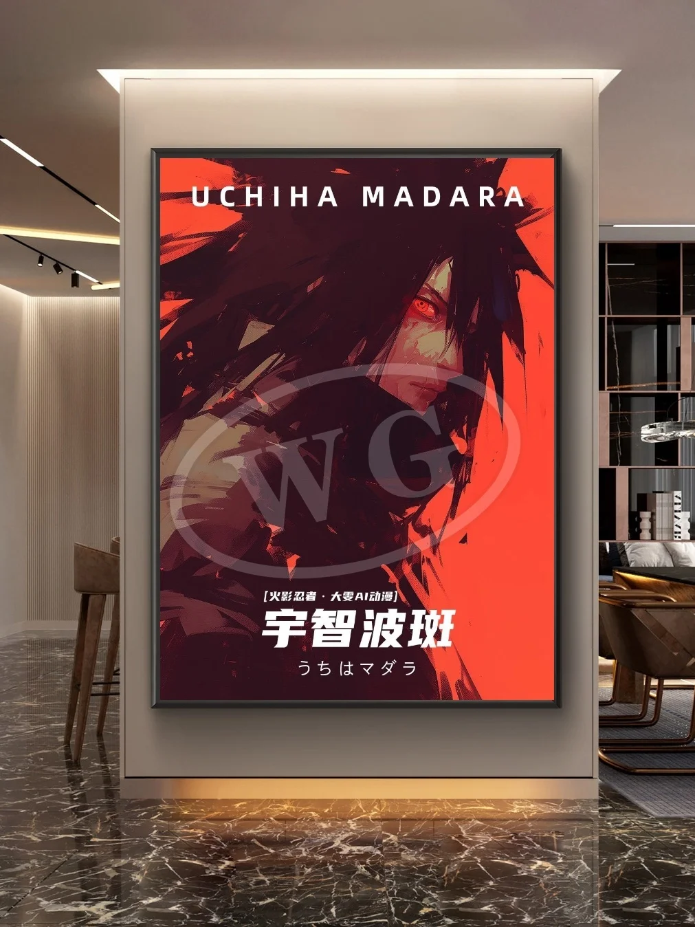 Naruto HD Anime Character Canvas Art for Modern Home Decor Aesthetic Gift
