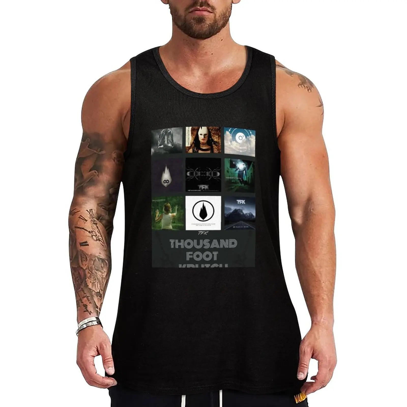 

New Thousand foot krutch Tank Top Men's gym clothing Men's sleeveless