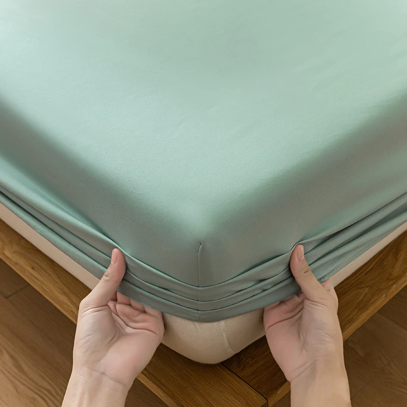 Waterproof Fitted Sheet Single Double King Size Mattress Cover 90x200 160x200 200x220 With Elastic Band Bed Sheet 3