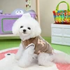 Pet Clothes Autumn Winter Medium Small Dog Plush Vest Cute Sweater Warm Velvet Kitten Puppy Sweet Cardigan Chihuahua Yorkshire 4