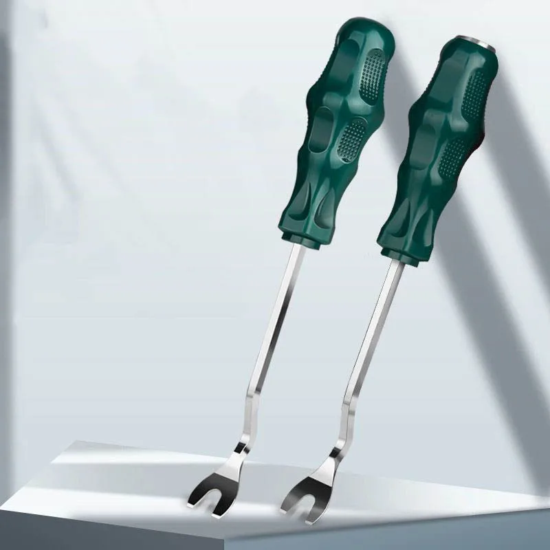 

Green Auto Fastener Removal Tool Car Door Panel Disassemble Tool Trim Clip Car Gadget for Golf 7 Automobiles Parts Accessories