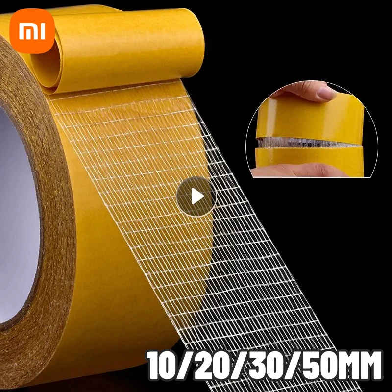 Xiaomi Super Strong Double Sided Tape Traslucido Mesh Waterproof Super Traceless Cloth Base Tapes Nastro Adesivo Ad Alta Viscosità