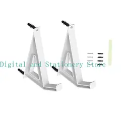 Universal Tablet Wall Bracket - Secure Holder with Easy Installation Options (White)