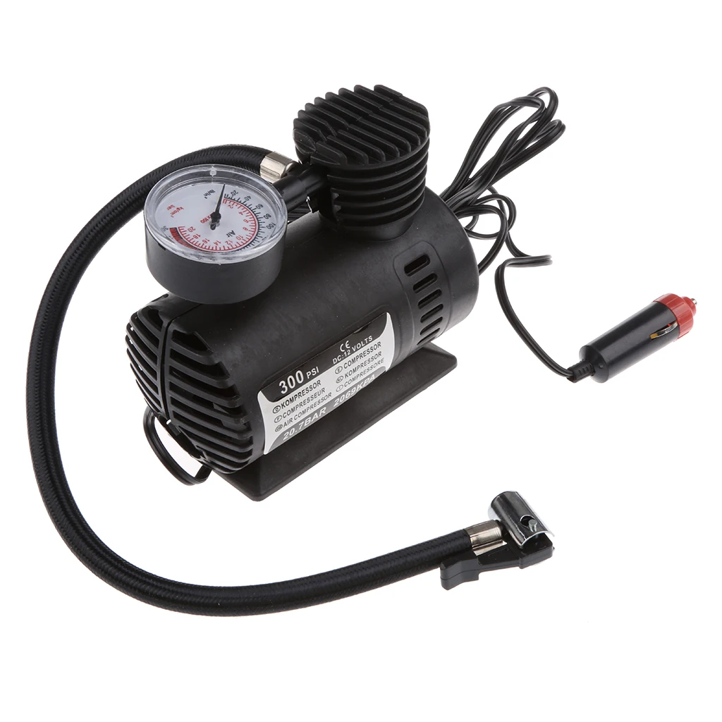 Mini Compressore D'Aria Portatile Per Gonfiaggio Pneumatici 12V Auto