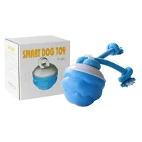 Smart Dog Toy Ball Electronic Interactive Pet Toy 3 Modes Moving Ball Rope USB Automatic Moving Bouncing for Puppy Chew Products 5