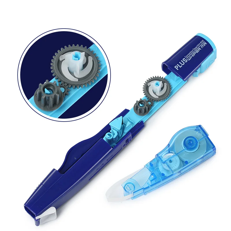 correction tape Japan PLUS WHIPER Mini Roller Correction Tape Color Replaceable Core Correction Tape Stickers Stationery Office School Supply