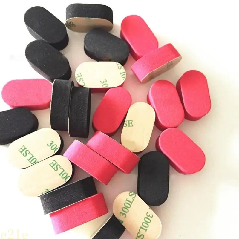 E21E 50Pcs QAV210 QAV250 QAV-R 횡단 기계 안정적인 비행을위한 진동 감소 폼 지원 매트 피트