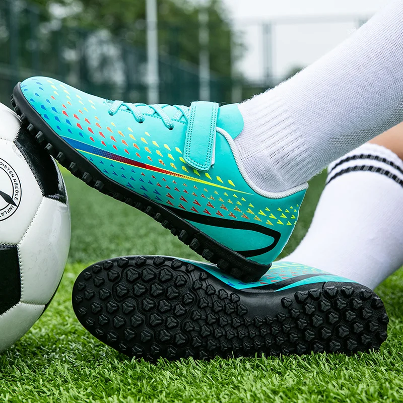 Football Sneakers TF Boys' And Girls' Comfortable And Soft Training Shoes Children's Outdoor Anti Slip Durable Casual Shoes