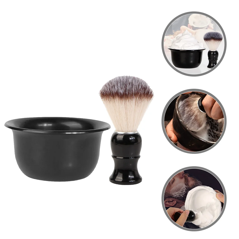 Shaving Cream Brush and Bowl Kit Shave for Men Body Shavers Accessories Razors Men's
