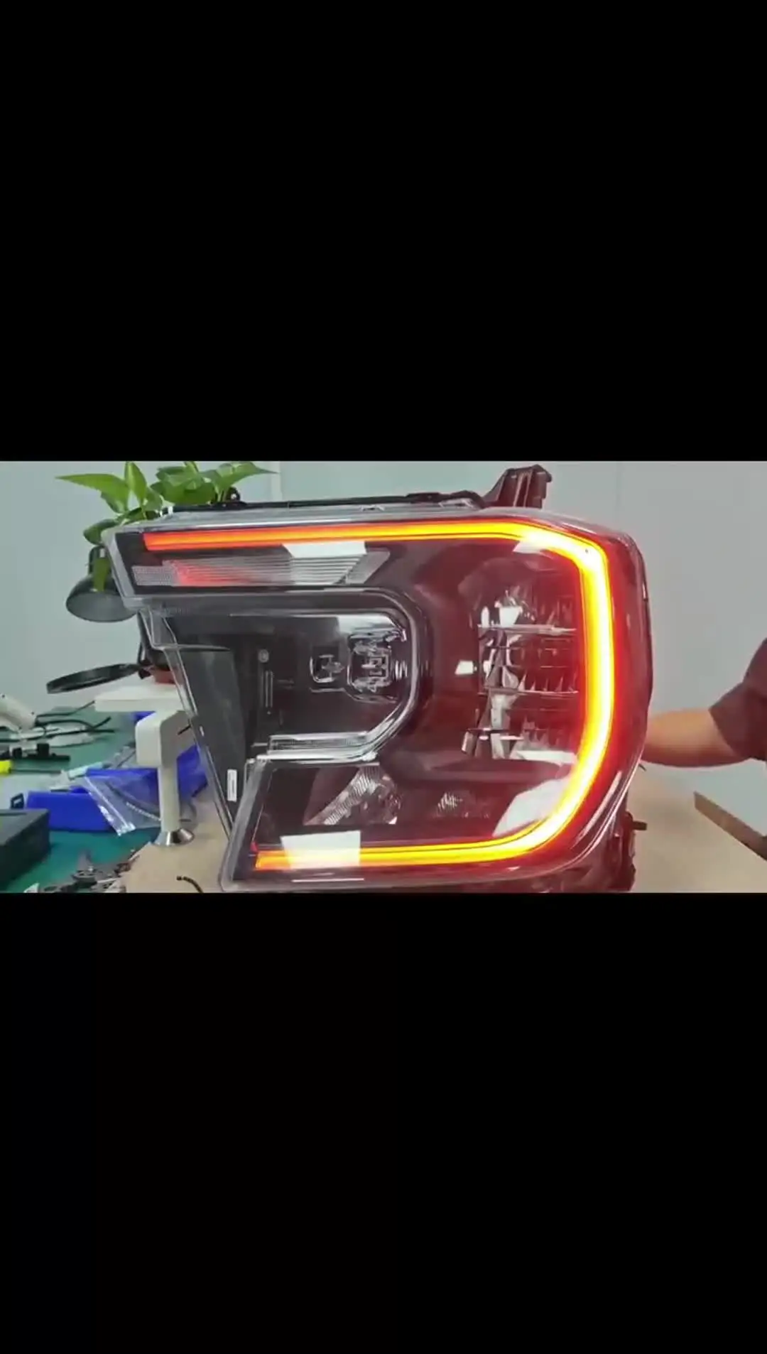 Headlight Assembly For Ford For Ranger Wildtrack T9 Amber