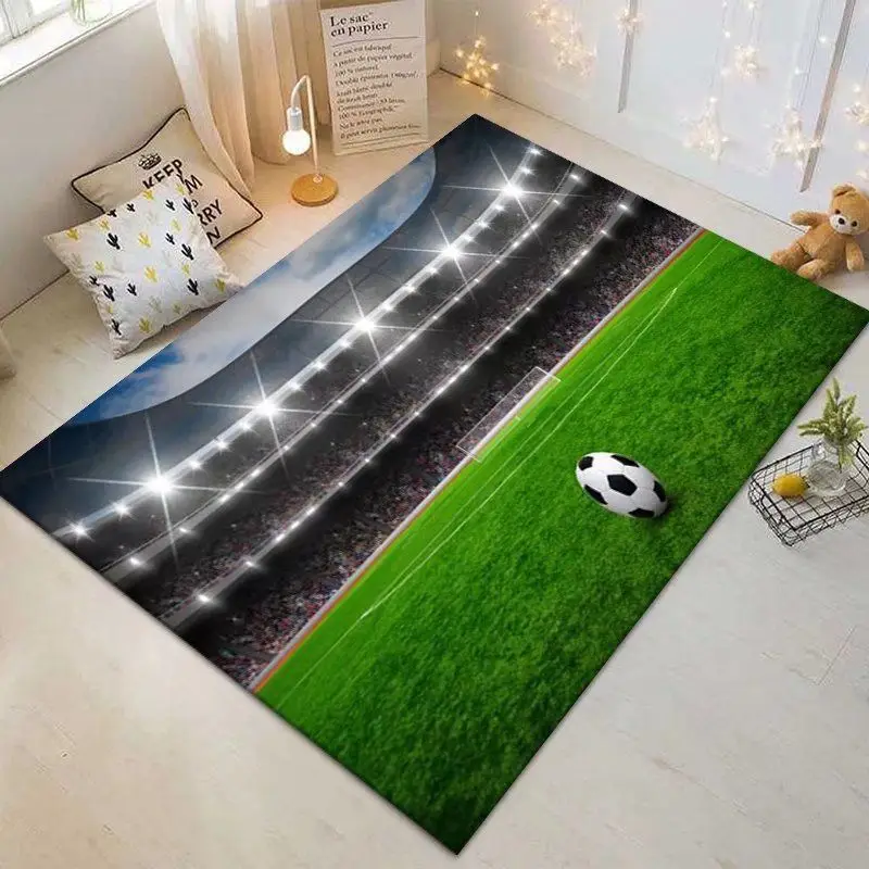 100x160cm Football Play Mats Rug Baby Game Mat Baby Activity Gym Game Mats Kids Carpet Foot Mat Children Room Mat Floor Mats children s puzzle mats play mats children stitching foam mats carpet floor tiles toy carpets soft carpet floor mats eva 1cmthick