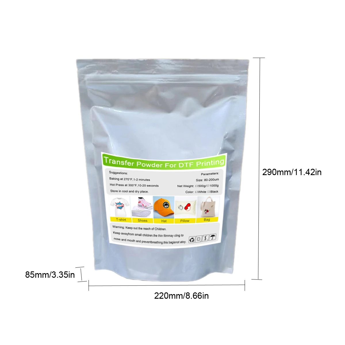 DTF Powder DTF Printer Hot Melt Powder for Transfer Film Printer Poliamida for Direct Transfer Film