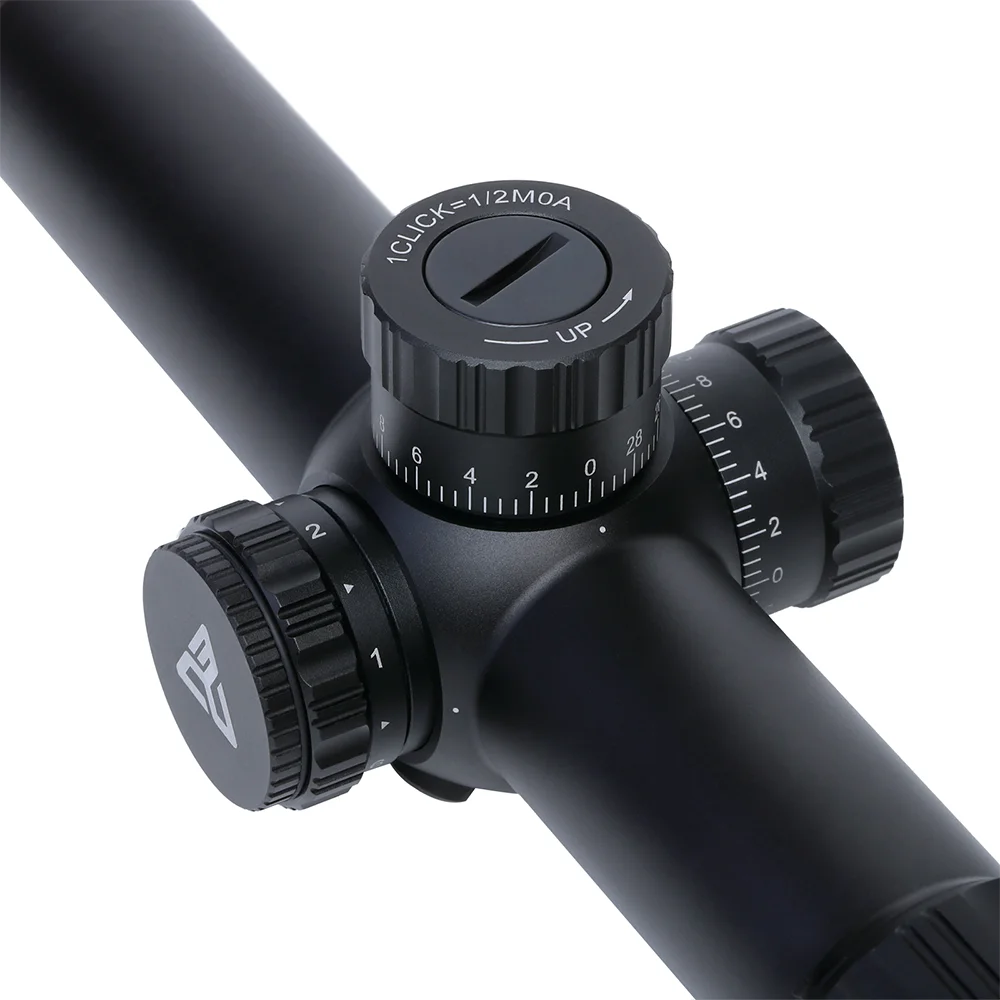 Red Win Torero 1-6x24 Scope-FFP,Real 1x, 1/2 MOA Adjust,Zero Lock,Glass Etched Reticle,6 Levels Red Illumiation Hold.308 Cal. rifle scope