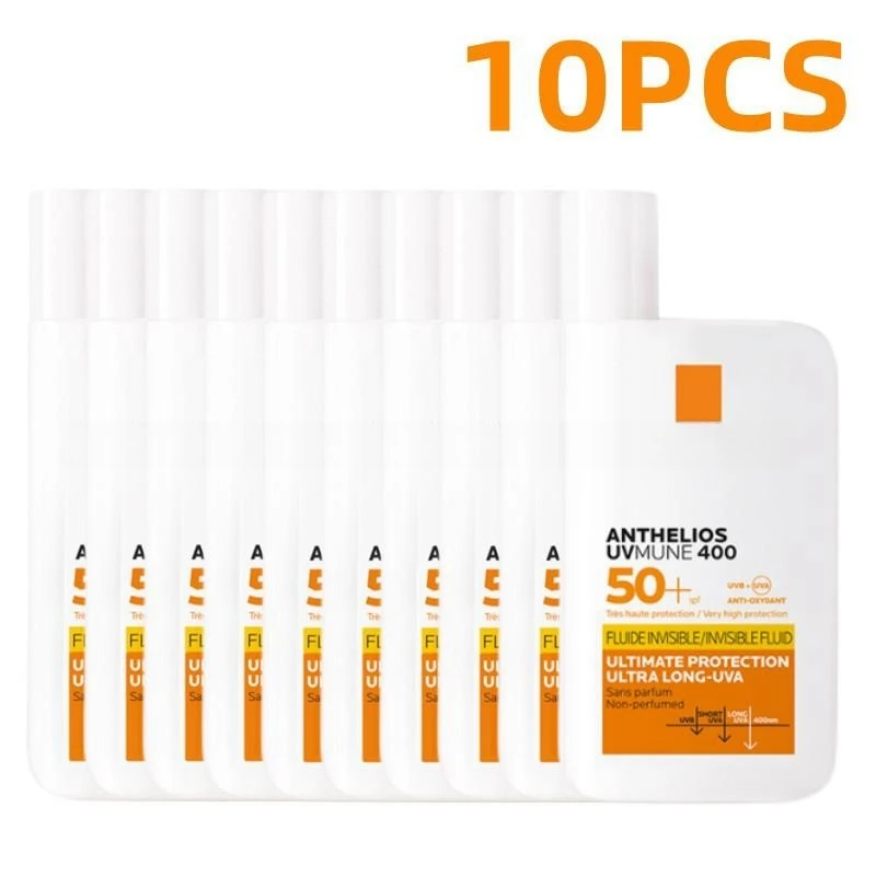

Солнцезащитный крем для лица, 10/15 шт., SPF 50 +, высокая мощность, защита от солнца, светильник, не жирный, широкого спектра, солнцезащитный крем для сухой и нормальной кожи 50 мл