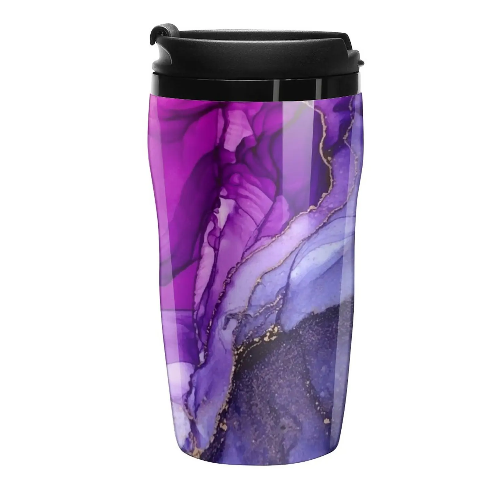 

New Abstract Vibrant Rainbow Ombre Travel Coffee Mug Custom Mug Mug For Coffee