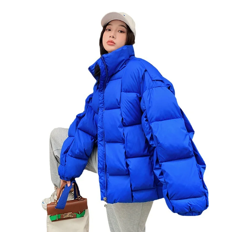 2023 New Snow Wear Cappotto Donna Parka Piumino Di Cotone Caldo Femminile Casual Allentato Giacche Invernali Imbottito Piumino Parka Capispalla